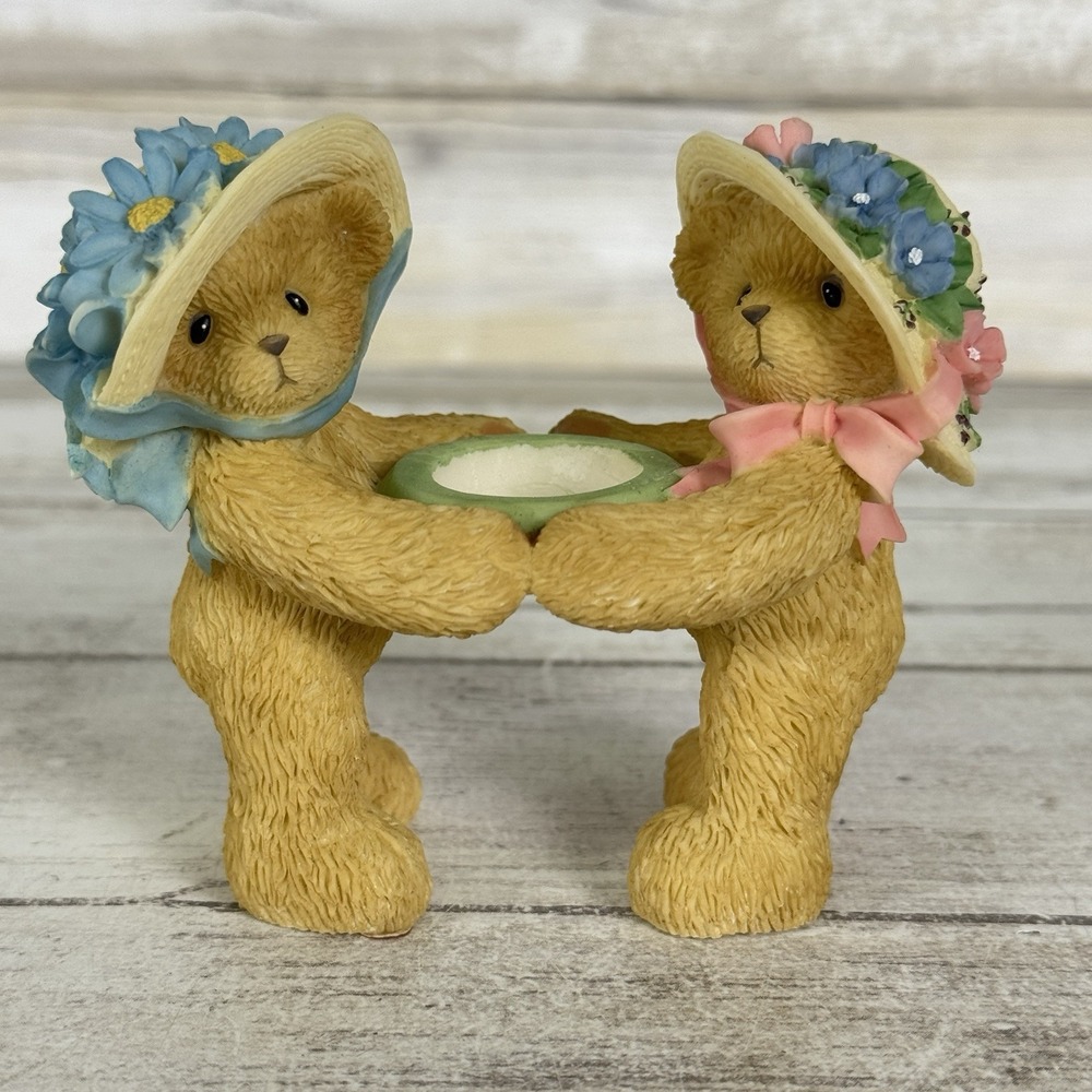 Cherished Teddies Club Exclusive Vase Holder - 2003‎